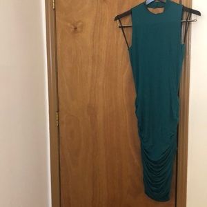 NWOT Teal Bebe Midi dress